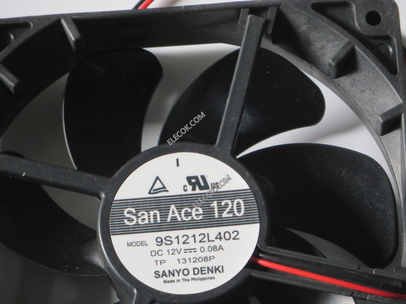 Sanyo 9S1212L402 12V Chłodzenie Fan 