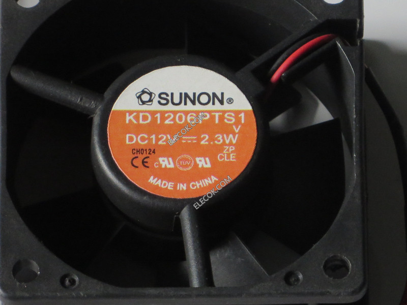 SUNON KD1206PTS1 12V 2.3W 2線冷却ファン