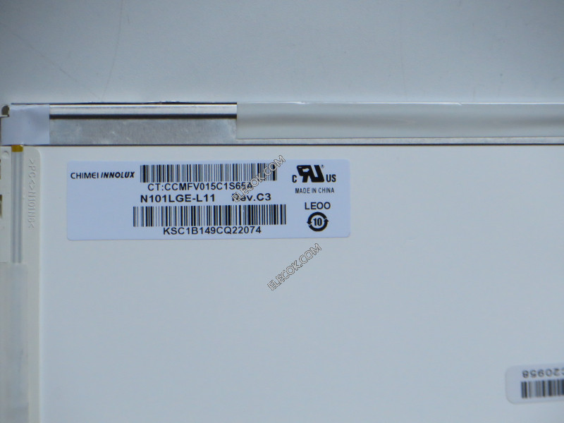 N101LGE-L11 10,1" a-Si TFT-LCD Pannello per CHIMEI INNOLUX 