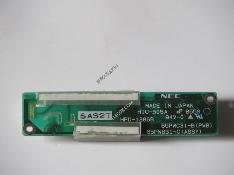 NEC HIU-505A HPC-1386B/C 65PWC31-B (PWB) 65PWB31-C (ASSY) 65PWC31-B (PWB) 65PWB31-D (ASSY) High Voltage Board 