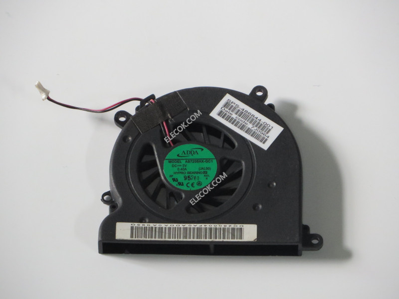 ADDA AB7205HX-GC1 5V 0.4A 2wires Cooling Fan