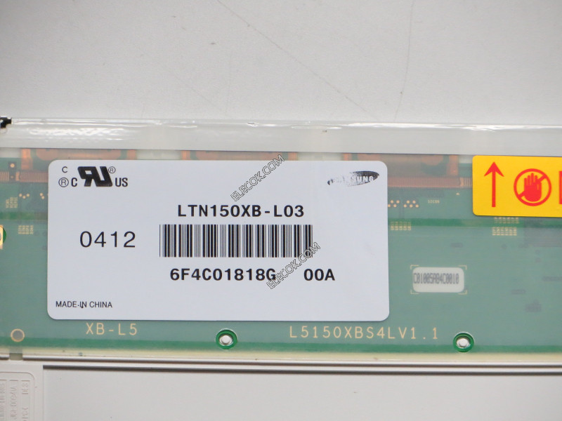 N150X4-L14 15.0" a-Si TFT-LCD Panel ersättning 