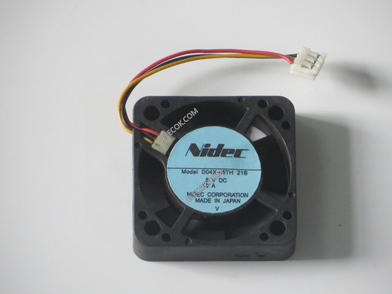 Nidec D04X-05TH 21B 5V 0,16A 3 cable enfriamiento ventilador 