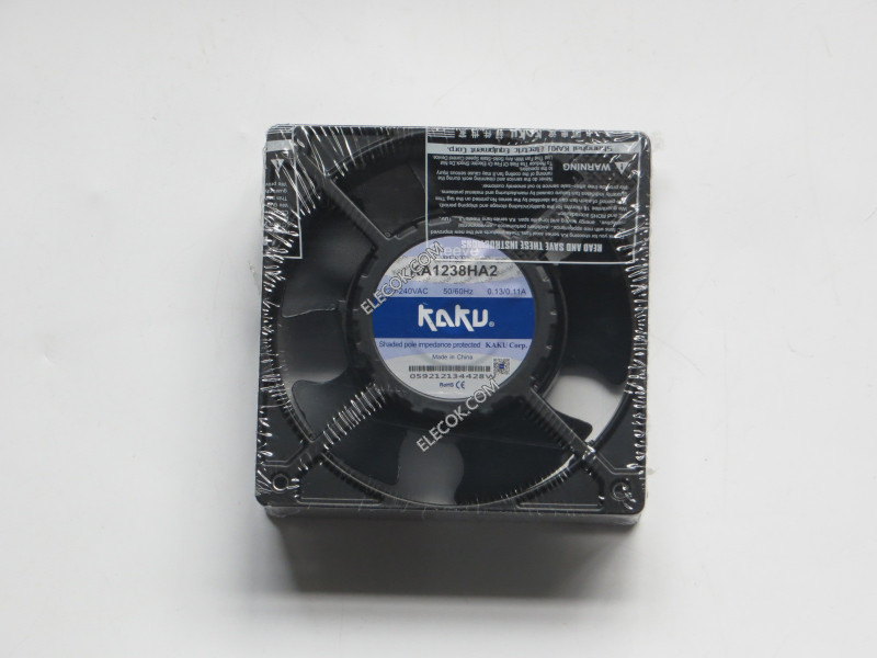 KAKU KA 1238HA2 220/240V 0.13/0.11A 冷却ファンとOil-bearing plug connection 