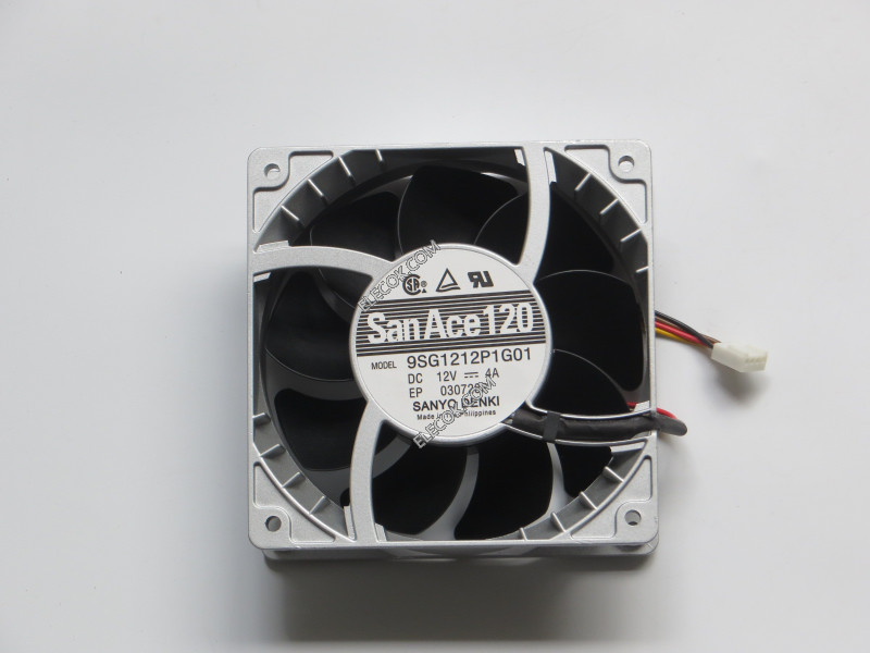 Sanyo 9SG1212P1G01 12V 4A 4 câbler Ventilateur 