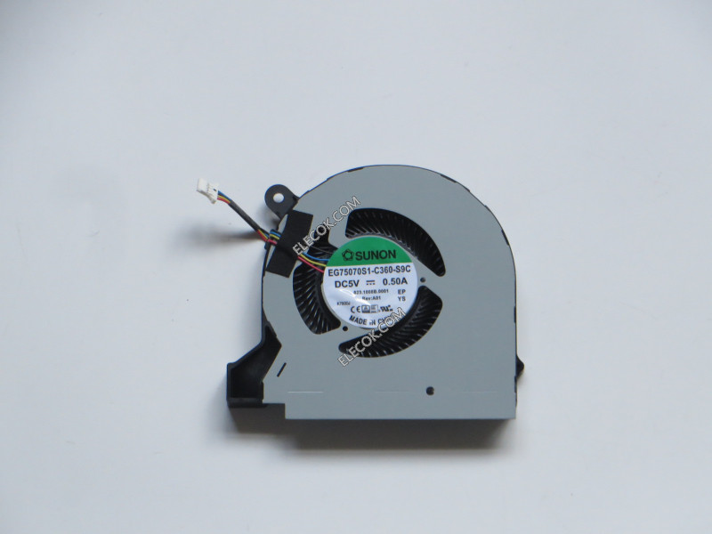 SUNON EG75070S1-C360-S9C 0.23.1008B.0001 5V 0.50A 4 câbler ventilateur 