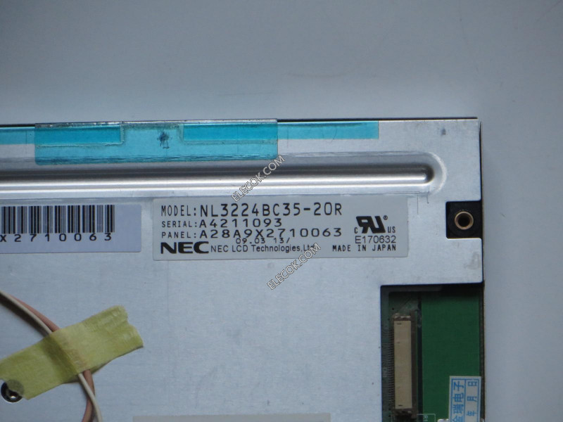 NL3224BC35-20R 5,5" a-Si TFT-LCD Panneau pour NEC 