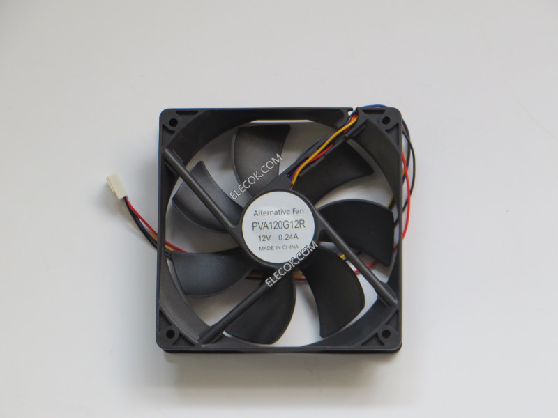 FOXCONN PVA120G12R 12V 0,24A 4wires cooling fan substitute 
