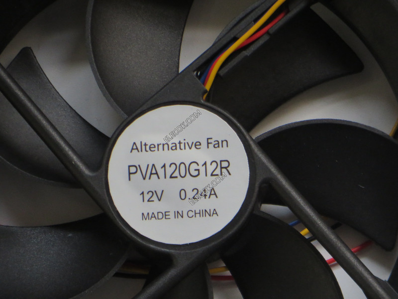 FOXCONN PVA120G12R 12V 0,24A 4wires cooling fan substitute 