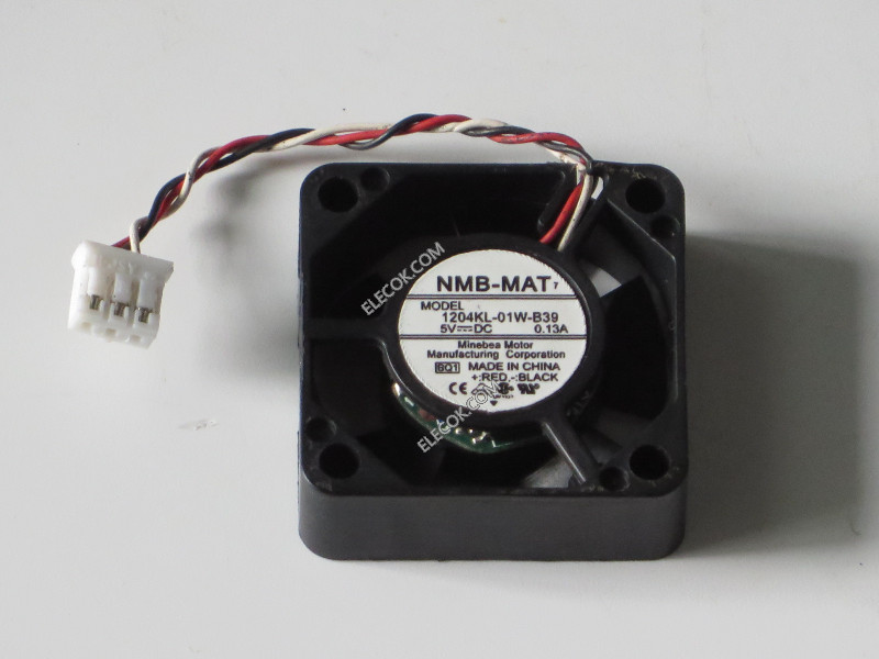 NMB 1204KL-01W-B39 5V 0.13A 3wires Cooling Fan