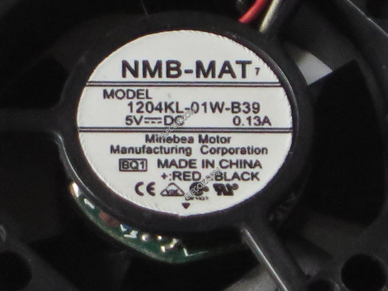 NMB 1204KL-01W-B39 5V 0,13A 3 ledninger Kjølevifte 
