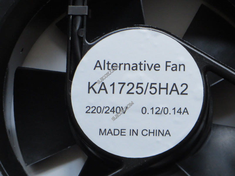 KAKU KA1725/5HA2 200/240V 0,12/0,14A Cooling Fan substitute 