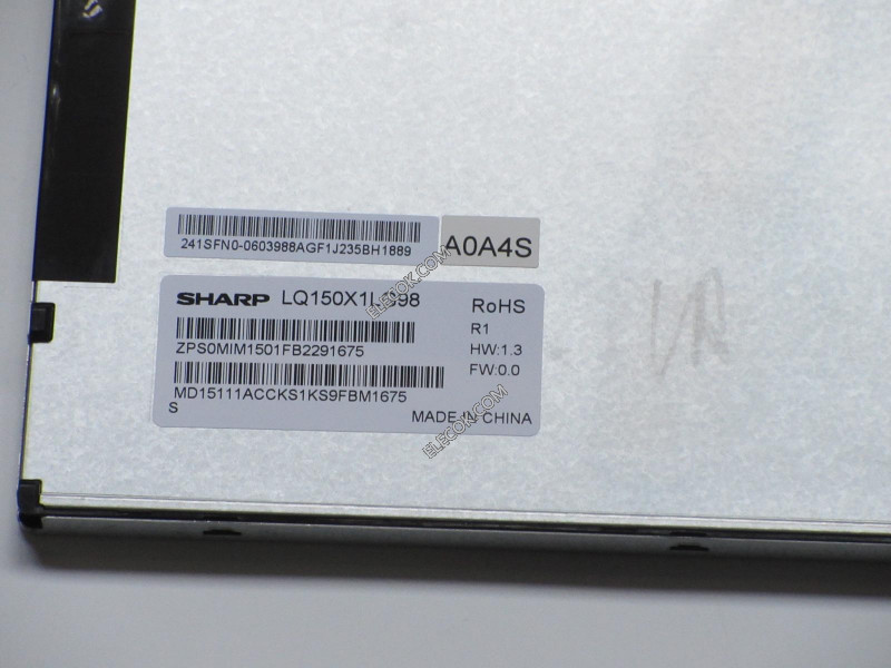 LQ150X1LG98 15.0" a-Si TFT-LCD パネルにとってSHARP 