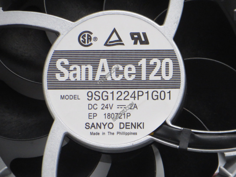 Sanyo 9SG1224P1G01 24V 2A 4wires Chłodzenie Fan without złącze used i original 
