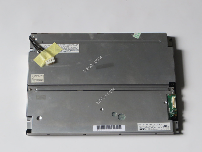 NL6448BC33-64D 10,4" a-Si TFT-LCD Panel til NEC used 