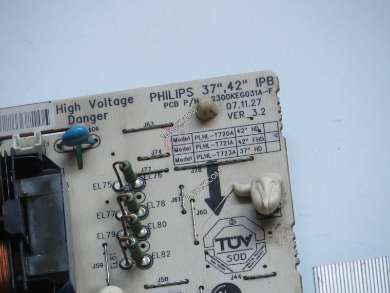 PLHL-T721A PLHL-T720A PLHL-T723A 2300KEG031A-F Philips 42PFL5603/93 272217100569 Power Supply,used