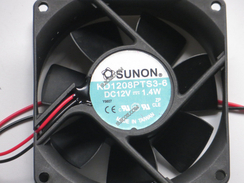 SUNON KD1208PTS3-6 12V 1,4W 2 fili Ventilatore 