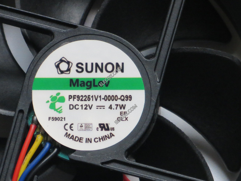 SUNON PF92251V1-0000-Q99 12V 4.7W 4wires Fan