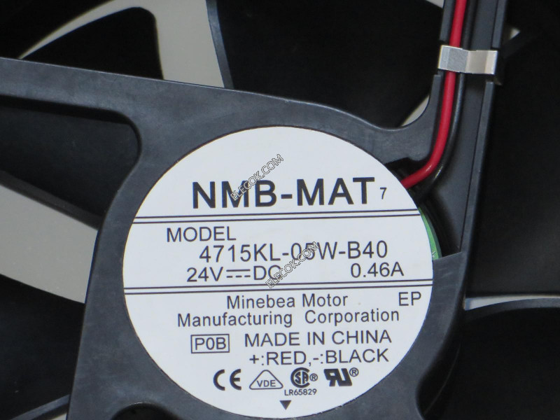 NMB Fan 4715KL-05W-B40 12038 24V    0.46A   2wires Cooling Fan 