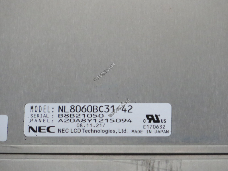 New 1Pcs Display Lcd Panel 12.1" NL8060BC31-27 800*600 Plc Module ze