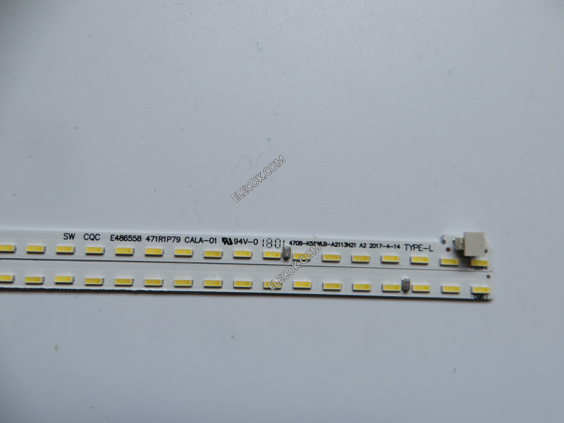 Philips 4708-K55WLB-A2113N11 +4708-K55WLB-A2113N21  LED Backlight Strips - 2 Strips