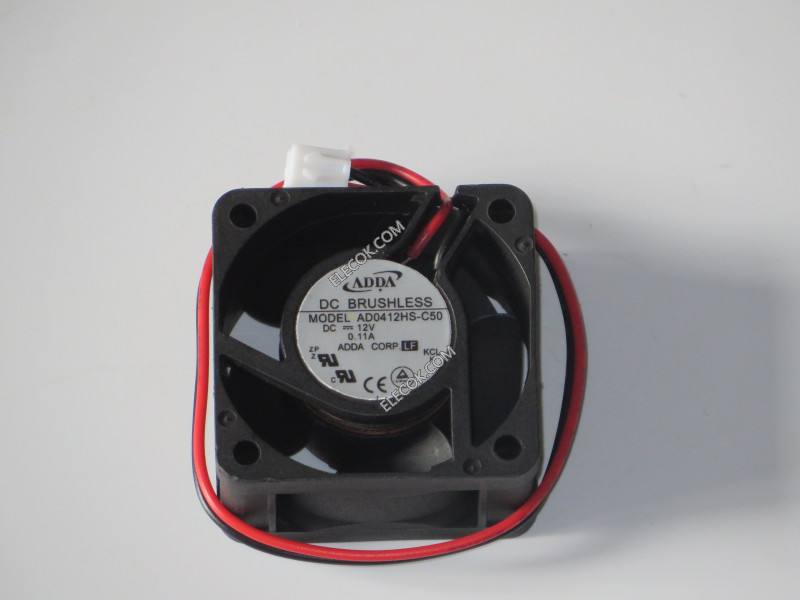 ADDA AD0412HS-C50 12V 0.11A 2 Wires Cooling Fan