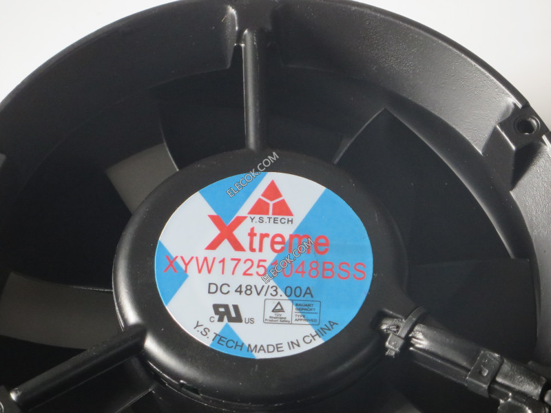 XTREME XYW17251048BSS 48V 3.00A 4wires Cooling Fan