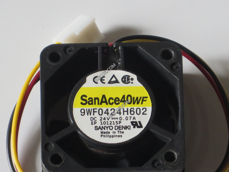 Sanyo 9WF0424H602 24V Ventilateur Remis à Neuf 