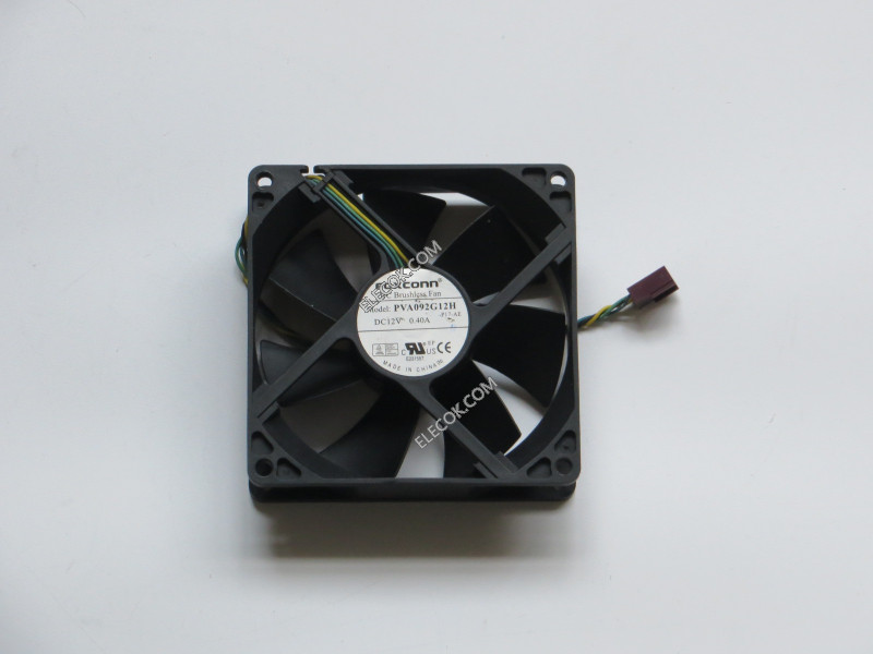 FOXCONN PVA092G12H-P17-AE 12V 0.40A 4wires Cooling Fan