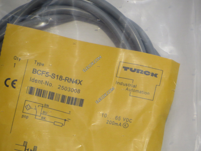 TURCK BCF5-S18-RN4X Capacitive Proximity Sensors, replacement(not original model)
