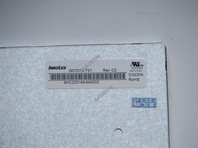 G070Y3-T01 7.0" a-Si TFT-LCD Pannello per CMO 