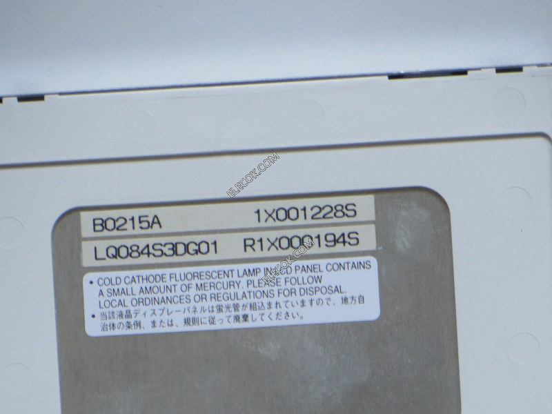 LQ084S3DG01 8,4" a-Si TFT-LCD Platte für SHARP 