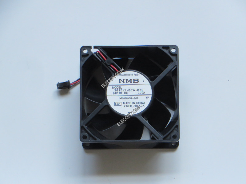 NMB 3615KL-05W-B70 24V 0,7A 2 fili Ventilatore Inventory new 