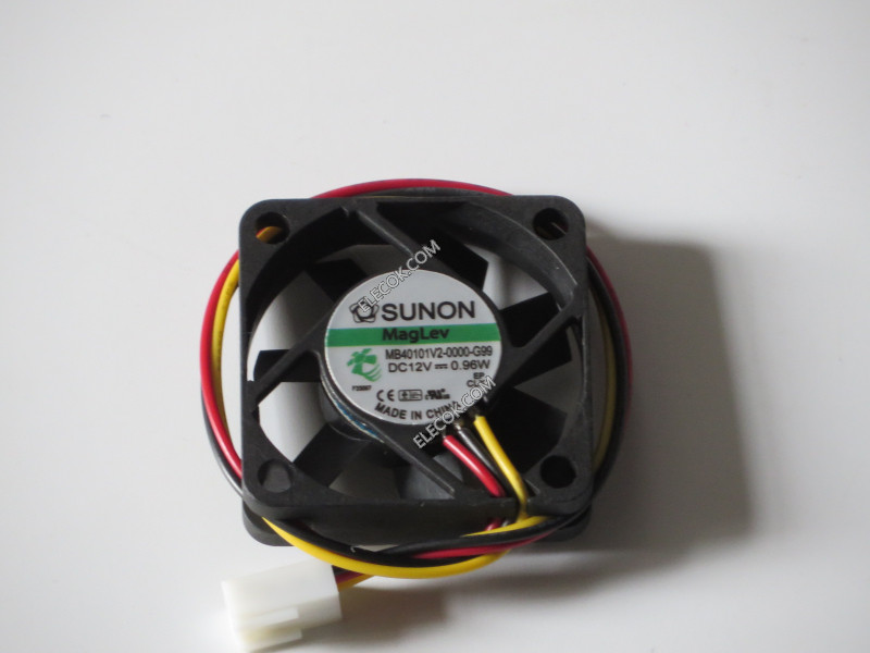 SUNON MB40101V2-0000-G99 12V 0.96W 3wires cooling fan, refurbished
