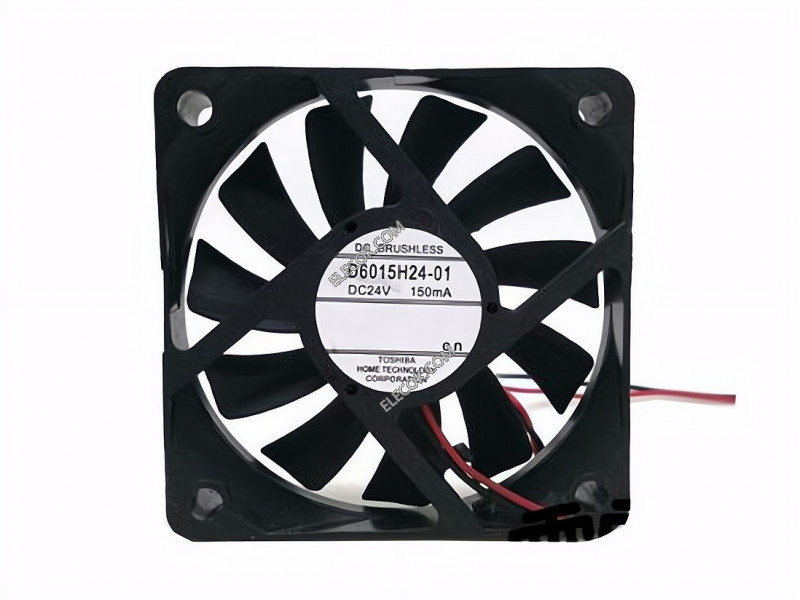 TOSHIBA D6015H24-01 24V 150mA 2 ledninger Cooling Fan 