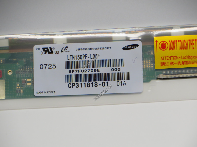 LTN150PF-L05 15.0" a-Si TFT-LCD Panneau pour SAMSUNG 