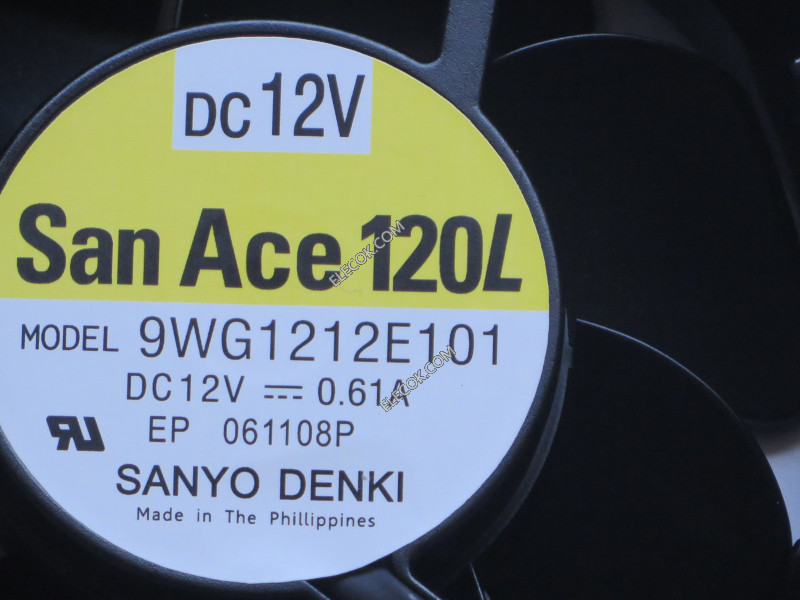 Sanyo 9WG1212E101 12V 0,61A 3 câbler Ventilateur 