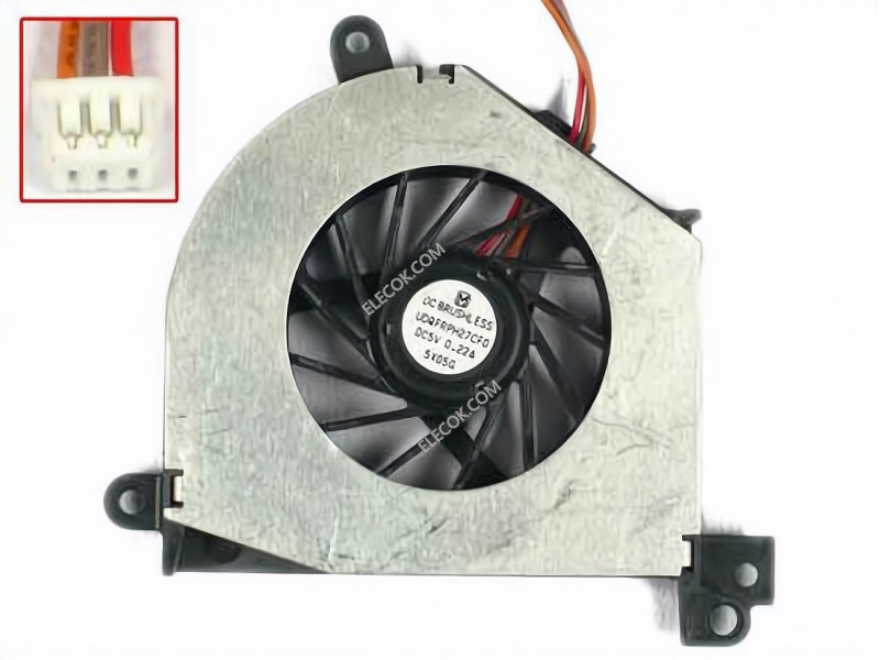 UDQFRPH27CF0 5V 0,22A 3wires cooling fan 