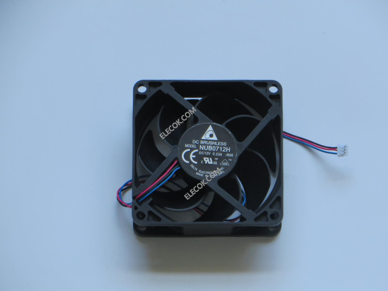DELTA NUB0712H-R00 12V 0,23A 3wires cooling fan 
