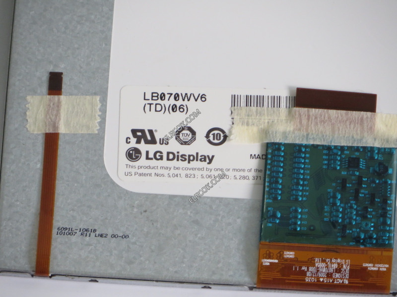 LB070WV6-TD06 7.0" a-Si TFT-LCD Panel for LG Display