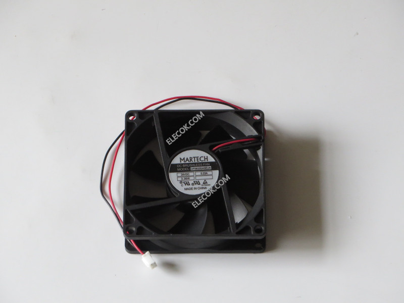 MARTECH DF0802524SEUN 24V 0.23A 3.36W 2 wires Cooling Fan