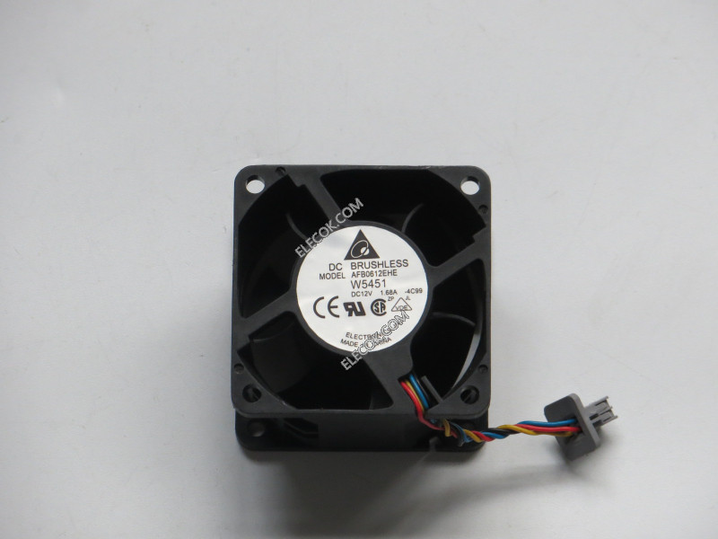 DELTA AFB0612EHE-A 12V 1.68A13.4W 2wires Cooling Fan