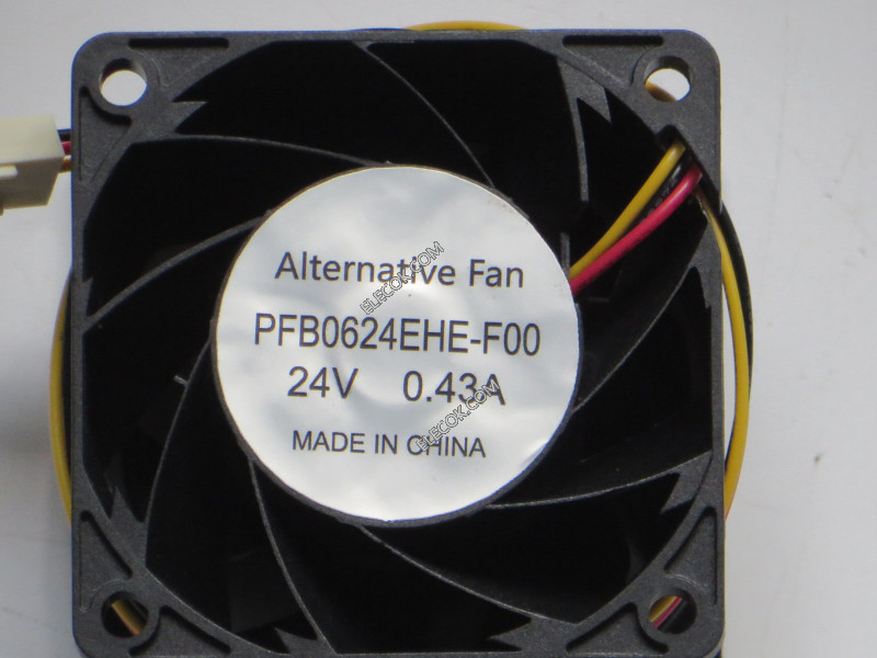 DELTA PFB0624EHE-F00 24V 0.43A 3wires Cooling Fan Substitute