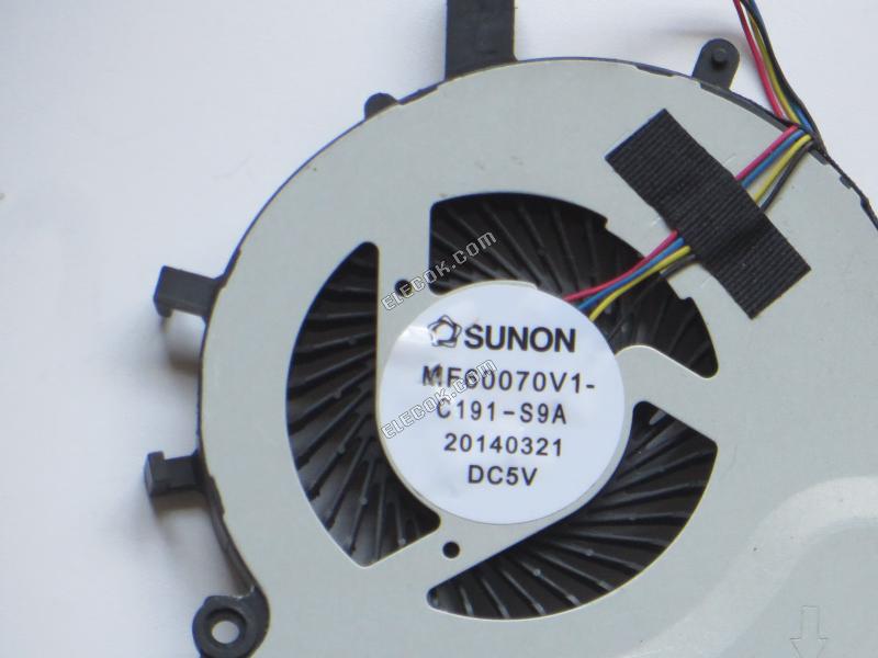 Ventilateur CPU Pour Acer R7-571 / R7-572 - Référence MF60070V1-C170-S9A 4 Broches 8.3mm