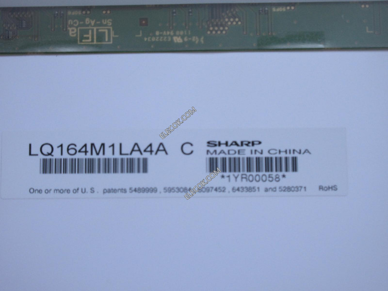 LQ164M1LA4A 16,4" a-Si TFT-LCD Platte für SHARP，used 