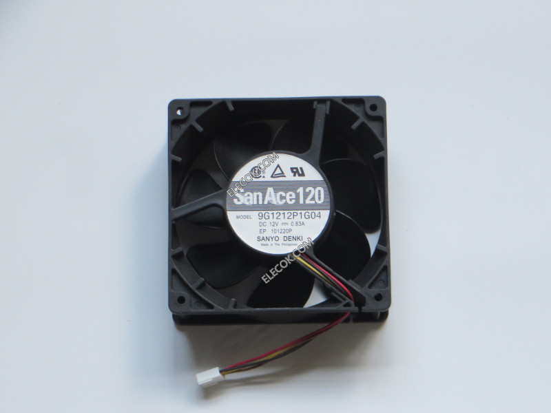 Sanyo 9G1212P1G04 12V 0.83A 4wires Cooling Fan