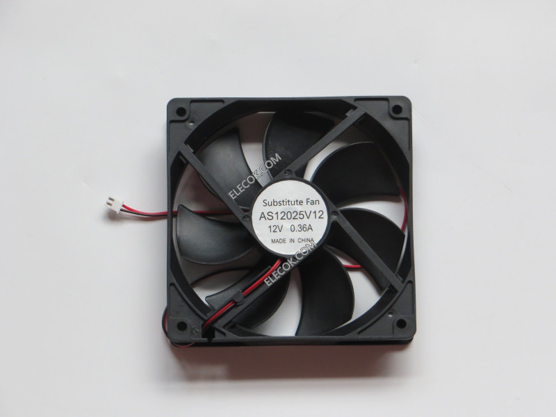 HK AS12025V12 12V 0.36A 2wires cooling fan ,substitute