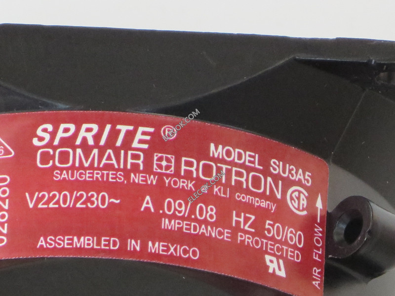 Comair Rotron SU3A5 230V 13W Enfriamiento Ventilador 
