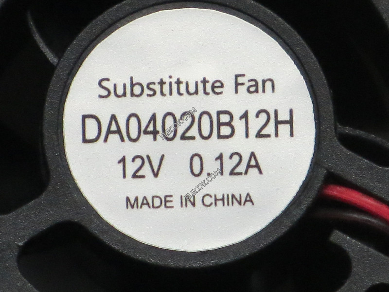 M DA04020B12H 12V 0,12A 2 ledninger Cooling Fan substitute 