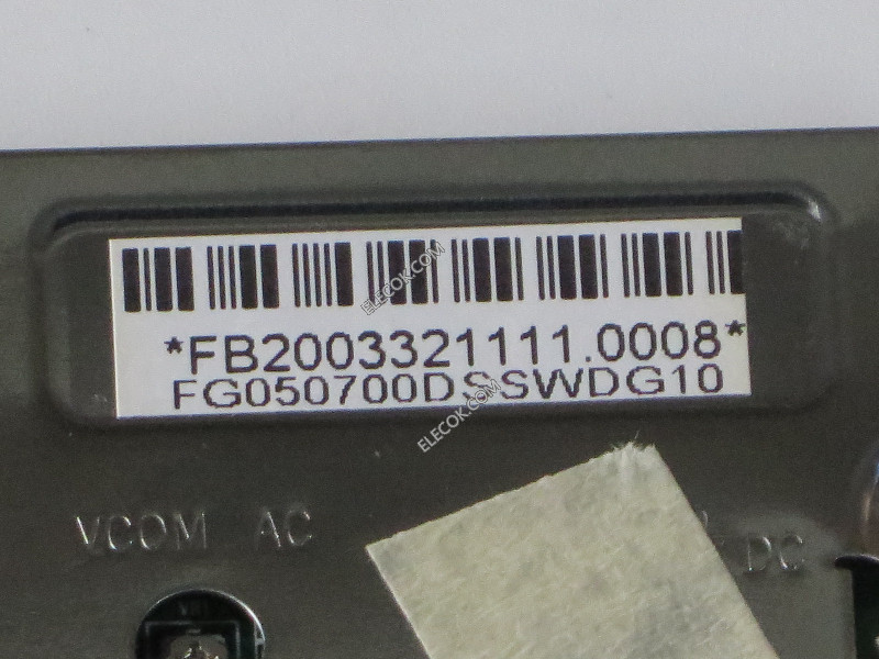 FG050700DSSWDG10 5,7" a-Si TFT-LCD Painel para Data Image substituição without tela sensível ao toque 